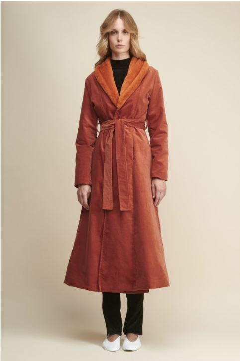 LILY SUEDE LONG COAT